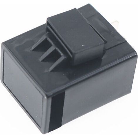 1 relais de clignotants, électronique 12V avec buzzer intégré, protection anti-courant de court-circuit, compatible LED et ampoules classiques, pour moto scooter cyclomoteur (1/5)