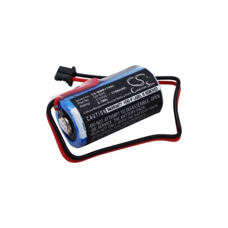 Pile 3V 1.7Ah Lithium pour Mitsubishi MELSEC Q (Q6-BAT)