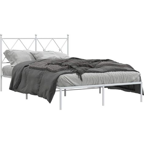 Maison Exclusive - Estructura cama sin colchón con cabecero metal (1/5)