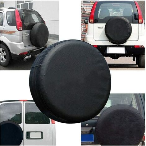 13 Zoll Reserveradabdeckung Radabdeckung mit beliebigem Durchmesser (55 cm – 58 cm/22" – 23") Wasserdichte PVC-Auto-Staubschutzhülle