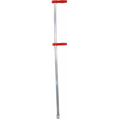 Sensenbaum silber 150 cm pulverbeschichtet mit Ring/Schlüssel