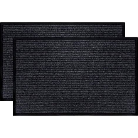 [NUNCA USADO]2 pares de felpudos de entrada para interiores y exteriores (1/5)