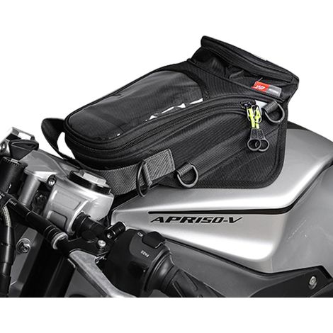 Sacoche de réservoir magnétique - Sac de réservoir de carburant de moto - Rangement d'équitation - Organiseur de réservoir de moto Washington avec aimants puissants et poche transparente pour cartes (1/5)