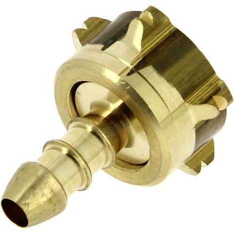 Raccord gaz tétine écrou bouteille butane-propane – Ø10mm – Filetage plomberie – Fixation 2 – Laiton