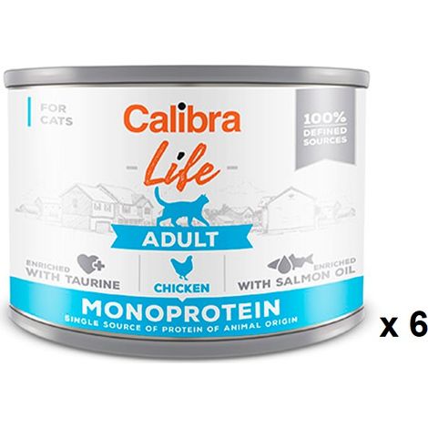 Calibra Cat Life Canult Chicken 6x200gr