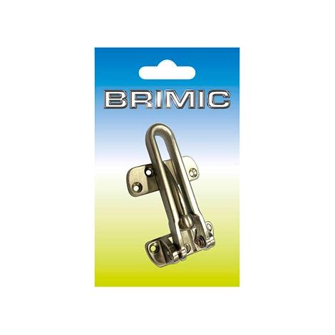 RETENEDOR PUERTA PASADOR LATONADO 108 X 63 MM  - 30523