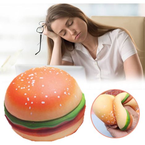 Jouet Anti-Stress Hamburg à Dél compression Lente - Cadeau Original pour Amis et Collègues (1/5)