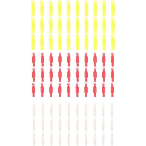 Ensemble de 90 connecteurs bout à bout isolés en nylon (fiche/prise) pour expositions d'éclairage
