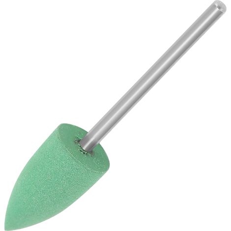 Lot de 6 Fraises Silicone Caoutchouc pour Polissage Dentaire 240 Grit, Embouts de Meulage et Lustrage pour Pièce à Main, Vert, Taille XL, Accessoires de Dentisterie (1/5)