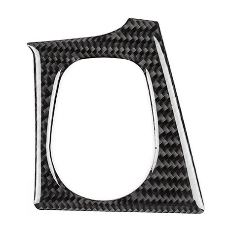 (Conduite à gauche) Convient aux BMW Série 3 et 4 F30 F32 (2013-2018) - Autocollant décoratif imitation carbone pour l'intérieur du moteur (bouton Start/Stop). (1/5)