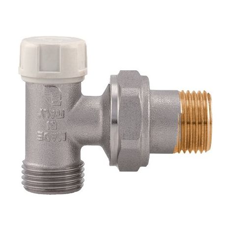 DETENTORE ANGOLARE X RADIATORE 397S ITAP - OTTONE NICHELATO 3/8M- 2 pezzi
