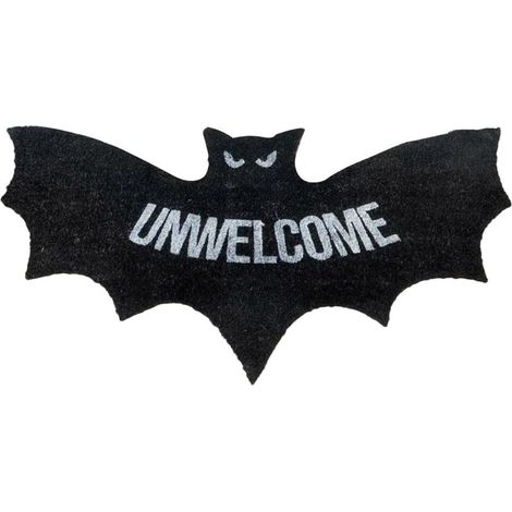 Halloween Bat Rug - Gothic Rug Bat Area Rug Halloween Festival Decorative Carpet for Bedroom Wrinkle Free Long Rugs Non Slip Washable (1/5)