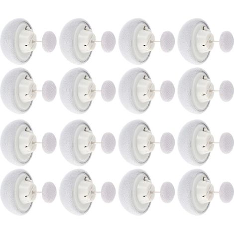 Housse de Couette Attache Clip Résistant à l'usure 24 Pièces en Plastique Coton Surfaces Pince de Couette Forte pour Oreillers (Gris) (1/5)
