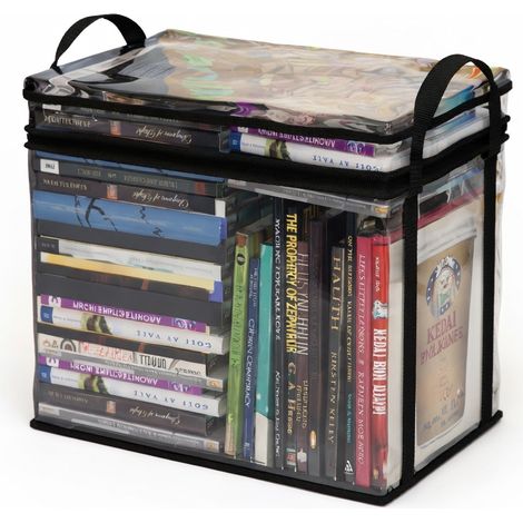 Sacca portaoggetti per libri trasparente 38 x 24 x 32 (1/5)