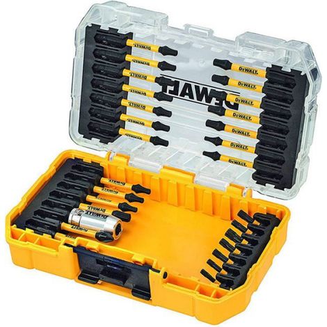 Coffret Embouts Vissage - 29 Pièces - T10 à T30 PH2 PZ2 PZ3 - Porte-Embouts Magnétique Aluminium - Compatible TSTAK (1/2)