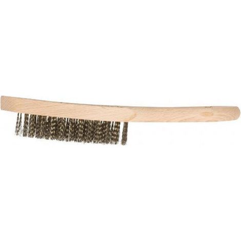 Brosse 4 rangs inox