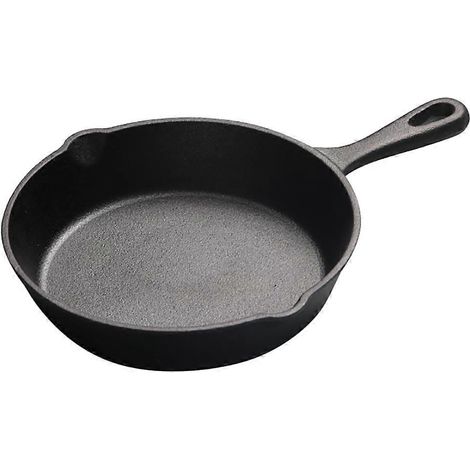 Poêle à frire en fonte, sans produits chimiques, durable, pour une utilisation intérieure et extérieure. - JBMEDIA (1/4)