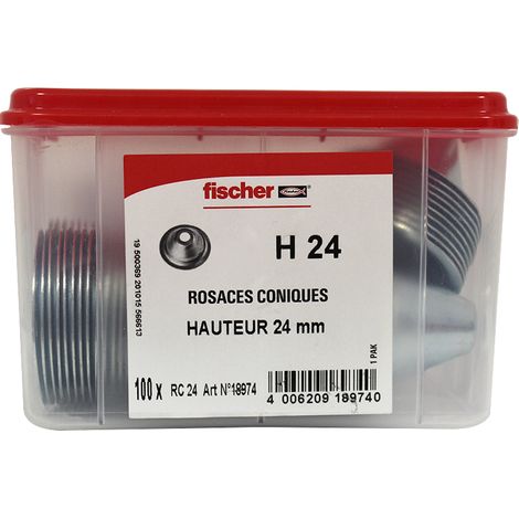 Rosace conique hauteur de 30 mm, boite de 100 pièces (1/4)