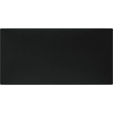 Coussin mural velours noir - 60 x 30