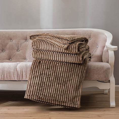 Couverture En Flanelle - 71 x 102 cm - Pour Canapé Lit Voyage - 1 Pièce (1/5)