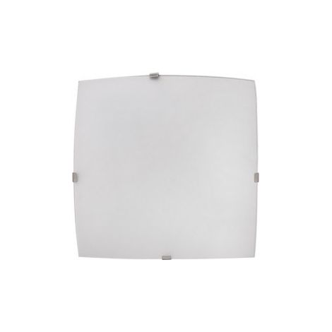 Plafon Cuadrado Ayla 1xe27 Blanco 25x25x6 Cm (1/3)