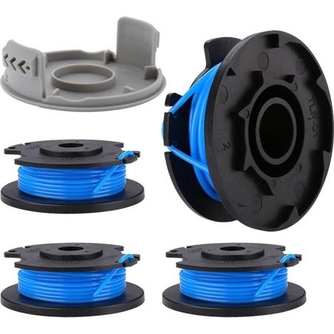 Bobine Fil pour Ryobi One+ RAC124 AC14RL3A OLT1823 1832 RLT1825 1830 18V 24V 40V Pièces de Rechange Coupe Bordure (4 pièces) (1/3)