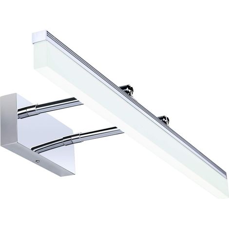 Applique murale LED rétractable pour miroir de salle de bain 9W, 40 cm, étanche, en acier inoxydable et acrylique, orientable, blanc froid (1/5)