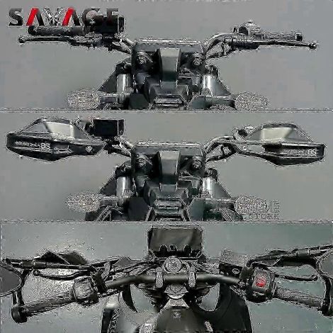 Protector de manillar y deflector de parabrisas para Suzuki GSX-8s/8s GSX 8s Modelos 2023-2024 Ofrece protección para la palanca del manillar y el protector de manos Edición 0 (1/4)