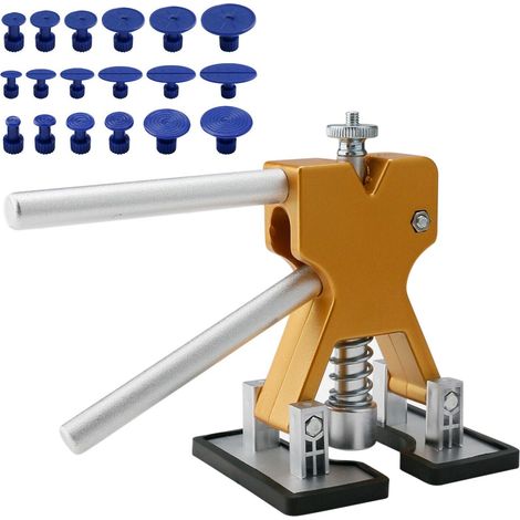 Kit De Réparation De Bosselures - Outil À Vide Pour Carrosserie Métallique - Pour Voiture Moto Réfrigérateur Machine À Laver - 19 Pièces