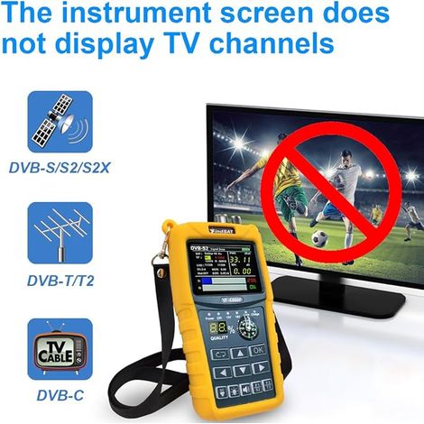 VF6800P Satellite Pointer, DVB-S2/S/T2/T/C, No TV Image (1/2)