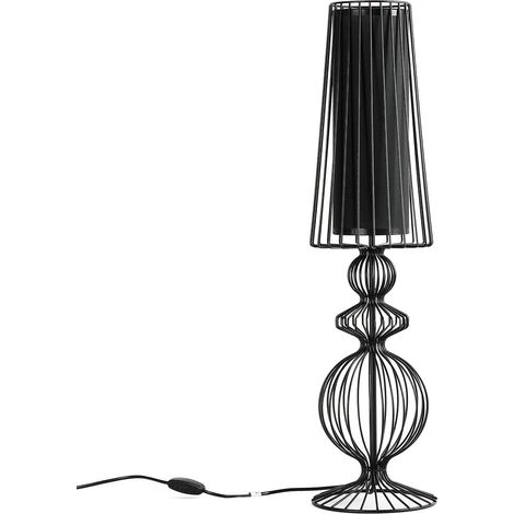Moderne Nachttischlampe in Schwarz (1/5)
