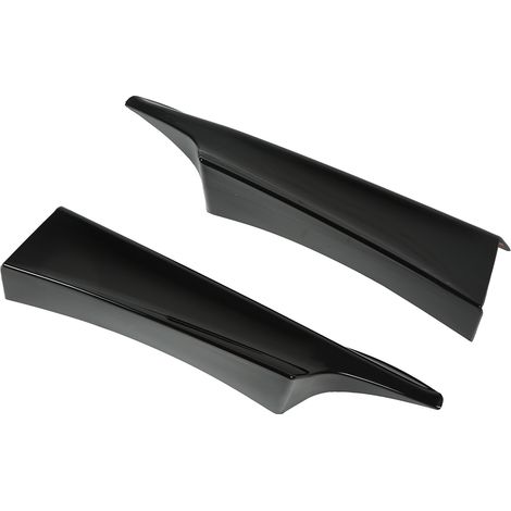 Lèvres de Pare-Choc Avant Kit Spoiler Noir Brillant Side Splitter Diffuseur pour Série 1 F20 F21 Avant Restylage LCI M Sport 2012-2015 (1/5)