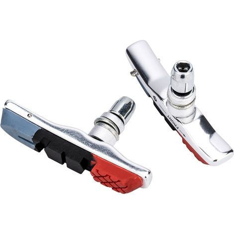 Deux plaquettes de frein durables pour vélo de route, adaptées aux trajets quotidiens, avec une longueur de plaquette de 73 mm/2,87 pouces. (1/5)