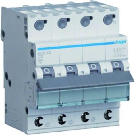 Interrupteur et disjoncteur Hager ls-schalter 32A 6kA