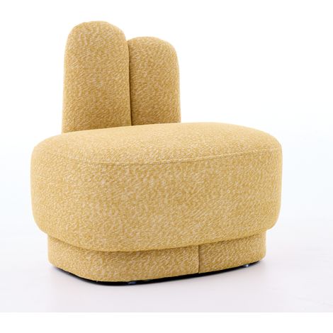 Pouf enfant en forme de lapin avec oreilles brodées, tissu tout doux, charge jusqu'à 120 kg (1/5)