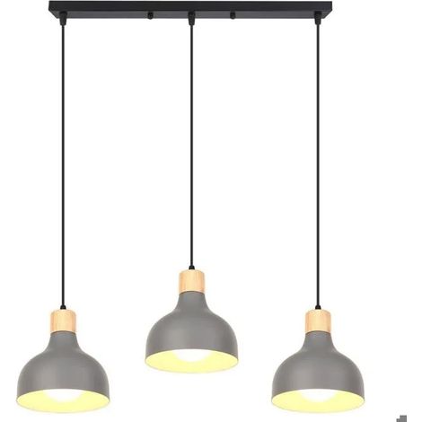 3lampe Lustre Suspension Intérieur Moderne,Lampe de Plafond Vintage Industriel Ajustable Suspension Retro pour Salon Chambre (1/5)