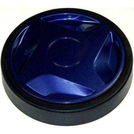 Ersatzteil - Rad + Zierkappe blau -  - MOULINEX, ROWENTA