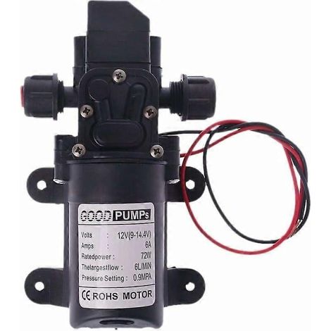 Pompe eau VR 12 V 6 l/min Pompe eau haute pression Pompe inject (1/5)