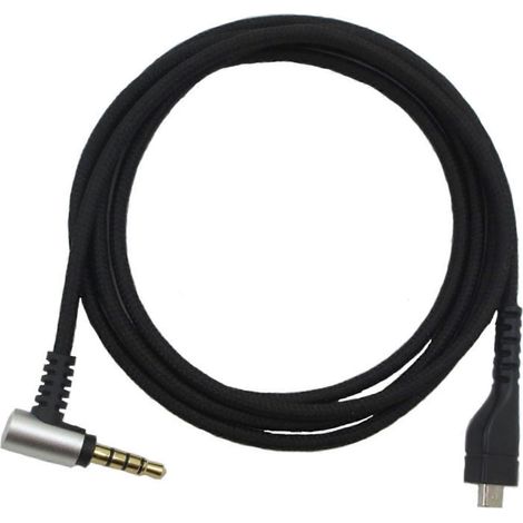 Câble audio auxiliaire USB 3,5 mm 8 broches pour casque Steelseries Arctis 3/5/7/Pro : transmission stable, anti-interférences et anti-nœuds, sans pilote. Compatible avec les casques Steelseries Arcti (1/4)