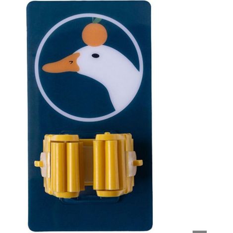 Lot de 2 supports à balai Duck Kaka – Supports à balai adhésifs ultra-résistants pour K (1/5)