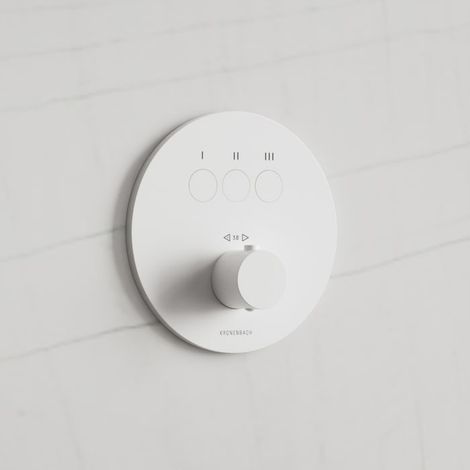 Kronenbach Smart Push Thermostat Unterputz für 3 Verbraucher, runde Ausführung (1/5)