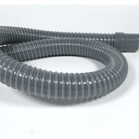 Flexibler 90°-Ablaufschlauch – Durchmesser 45 x 32 mm – Siphonanschluss – Grauer Recyclingkunststoff – Länge 0,5 m (1/5)