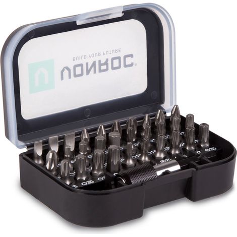 Universelles Bit-Set - 31-teilig - einschl. Bit-Halter, Aufbewahrungsbox und Gürtelclip