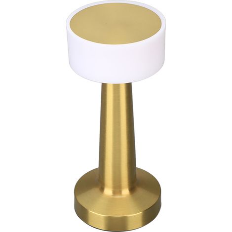 Wiederaufladbare, kabellose Tischlampe, 3 Helligkeitsstufen, kleine Touch-Lampe, Nachttischlampe für Schlafzimmer und Außenbereich (1/5)