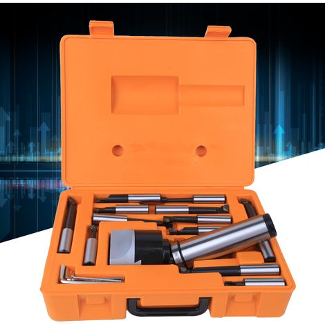 Jeu d'outils d'alésage haute dureté 40CR pour fraisage CNC, kit de 75 mm avec 3 clés MT5-F1-18-12PCS (1/5)