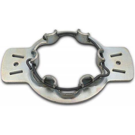 Support pour moteur Somfy, Acier zingué passivé, Anneau de verrouillage, Volet roulant (1/5)