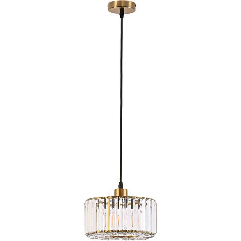 Lampada a sospensione glamour Vetro oro Ø27,5 E27 Light Prestige (1/5)