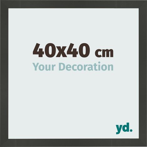 yd. - Cadre photo 40x40 - Anthracite - MDF - Bologna (1/5)