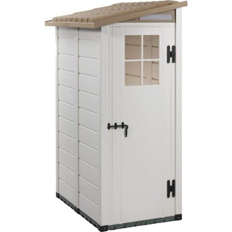 PVC-Gartenhaus mit Boden 139x95x201 Tuscany Evo 200h (1/5)