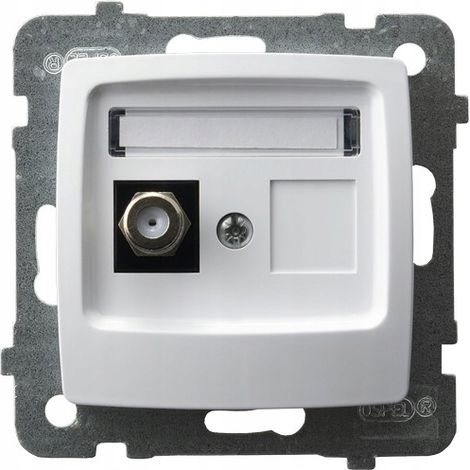 Toma antena Ospel gpa-1sf/m/00 montaje empotrado IP20 (1/3)